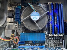 ASUS P6X58D-E LGA 1366 Mobo,Intel I7-960 @3.2Ghz,I/O Shield,24GB RAM,GeForce GPU