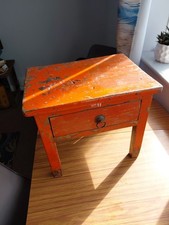 Antique Indian  Rustic Painted