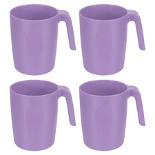 Set of 4 Plastic Coffee Mugs