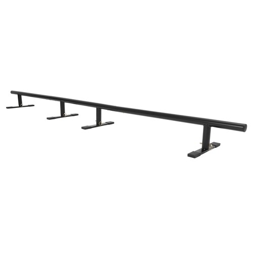 Black round skate rail - round,