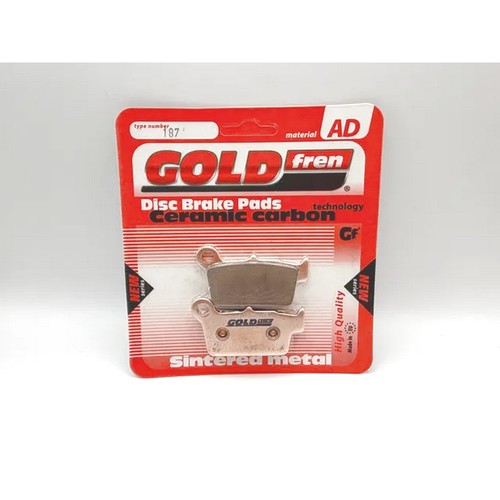 187 brake pad for - brake, (rr)