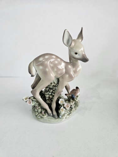 Lladro rare fawn and a - rare, 'fawn