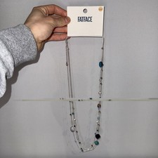 Fatface Long Stone Necklace 