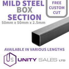 50mm x 50mm x 2.5mm - MILD