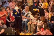 Chris Tarrant and Sally James