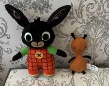 Bing Bunny Flop Soft Toy  CBeebies plush knitted Orange VGC x 2 2019 Acamar