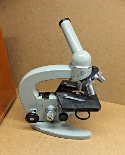 Vintage soviet microscope lomo - vintage,
