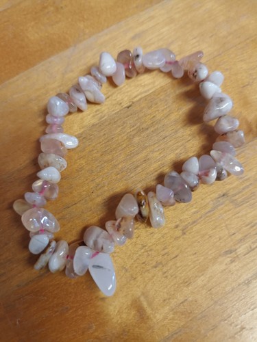Pink flower agate crystal - pink,