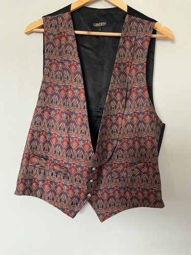 Liberty silk men waistcoat - silk,