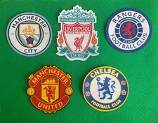 Upcycled Football Team Sew/Iron On Patches 