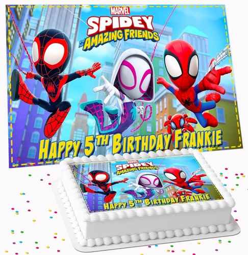 Spidey friends birthday - spidey,