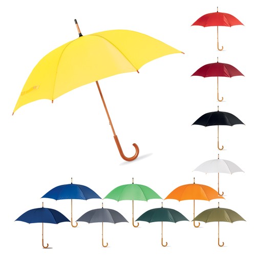 Classic umbrella with - classic, wooden