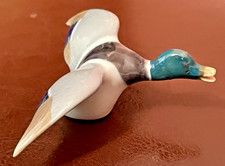 MINIATURE ROYAL COPENHAGEN PORCELAIN FLYING MALLARD DUCK No.2215 DENMARK DANISH