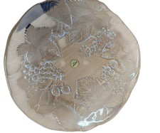 Glass Decorative Fruit Plate Dish SOGA Japan Boxed Embossed Kitchen Home 