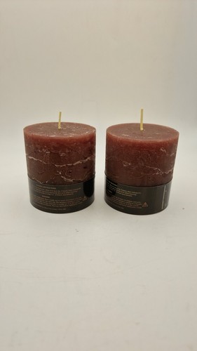 Large red pillar candle - large,