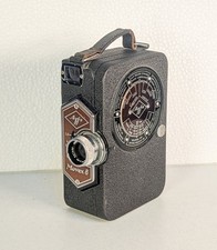 Art Deco Agfa Movex 8 Camera Film Camera w/ Kine 1.2cm Lens + Cassette - 1930s