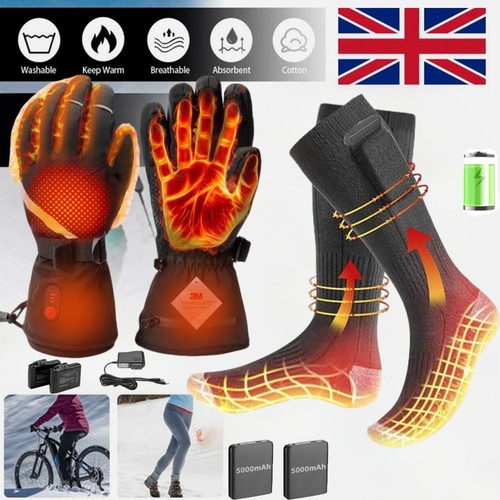 Electric heated socks - heated,