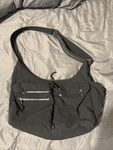 Zara unisex black crossbody - zara,