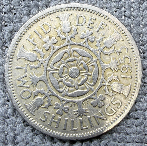 1953 two shillings - shillings, /