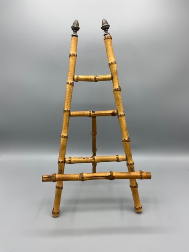 Antique bamboo easel - antique, w