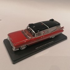 Neo Scale Models 1:43 1959 Cadillac Superior Ambulance  With Box. 
