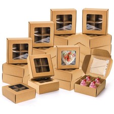 40 Pack Brown Bakery Boxes