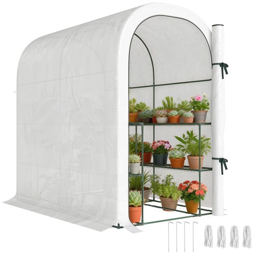 Outsunny walk greenhouse - walk-in,