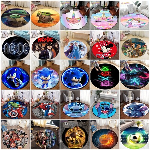 Kids cartoon round - kids, floor