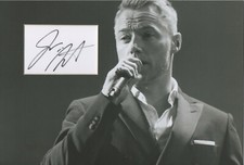 RONAN KEATING Signed 12x8