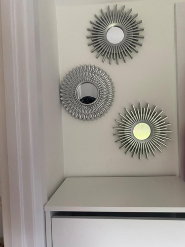 Set wall mounted mirrors - of,