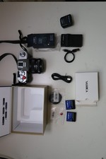 Yashica FX-D 300 Film Simulation Camera with Flash Battery X2 Charger & Manual