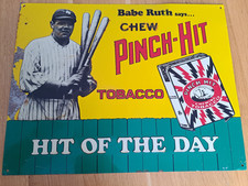 Babe Ruth Pinch-it Tobacco tin