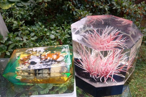 Vintage retro lucite resin - 2, lucite/resin