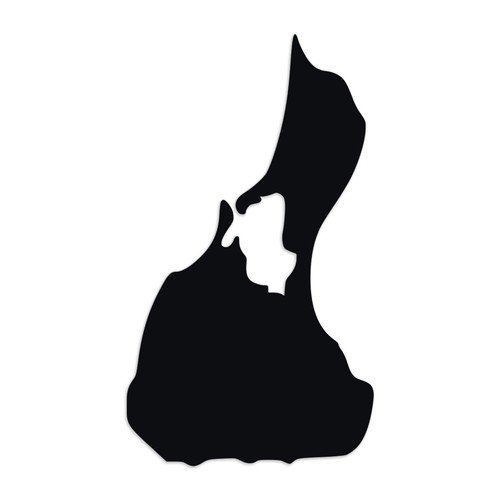 Block island vinyl decal - island, –