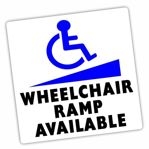 Wheelchair ramp available - wheelchair,