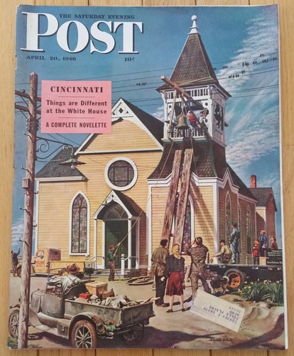 Saturday evening post april - evening,