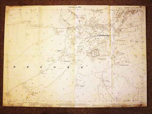 Isle wight old map - wight, history
