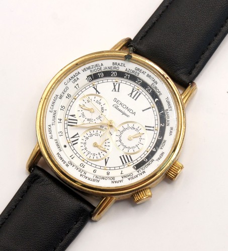 Sekonda classique world time - sekonda,