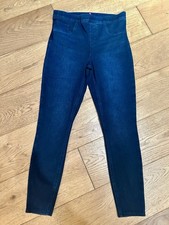 Spanx Denim Jean-ish Stretch Leggings Jeggings Size Large (UK 14) Blue RRP £89