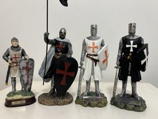 4x Knights Templar Figures
