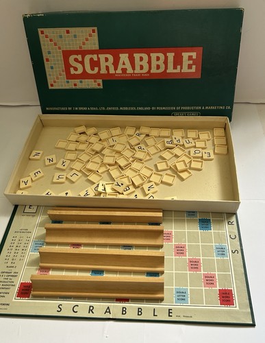 Vintage 1953 scrabble - vintage,