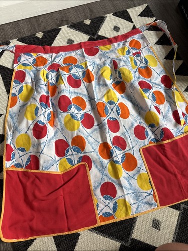 Vintage multicoloured pinny - vintage,