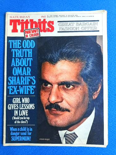 Titbits magazine omar sharif - titbits,