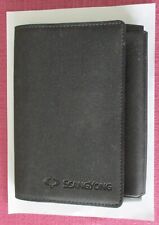 SSANGYONG OWNERS MANUAL - HANDBOOK WALLET. REXTON - KORANDO - RODIUS - TIVOLI.