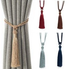 Large Simple Tie Backs Tassel