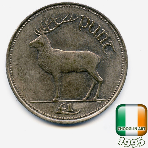 Irish 1995 punt - an,