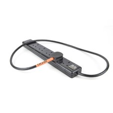 6 GANG AUDIOPHILE MAINS BLOCK  - BELDEN 19364 CABLE - SILVER PLATED PLUG - 2 MTR