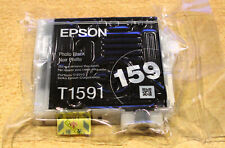 GENUINE EPSON T1591 Photo Black PK cartridge KINGFISHER vacuum sealed R2000 ink