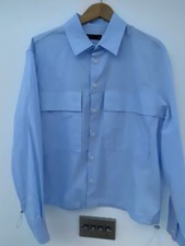 Zara Blue Overshirt Large New