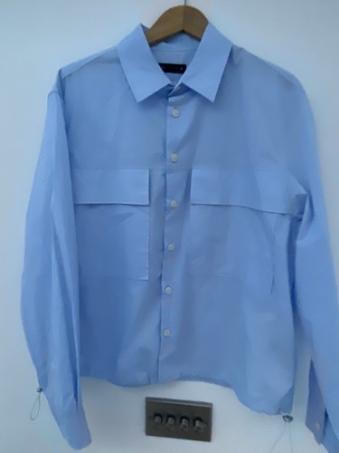 Zara blue overshirt large new - overshirt,